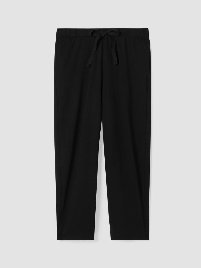 Eileen Fisher Sleepwear | Organic Cotton Interlock Slouchy Sleep Pant Black - Women