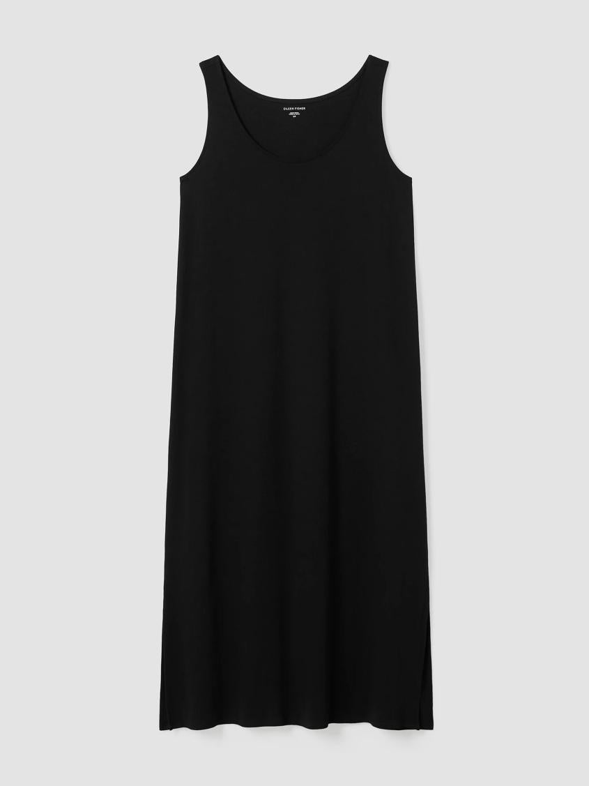 Eileen Fisher Sleepwear | Organic Cotton Interlock Tank Sleep Dress Black - Women