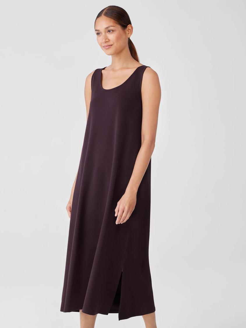Eileen Fisher Sleepwear | Organic Cotton Interlock Tank Sleep Dress Cassis - Women