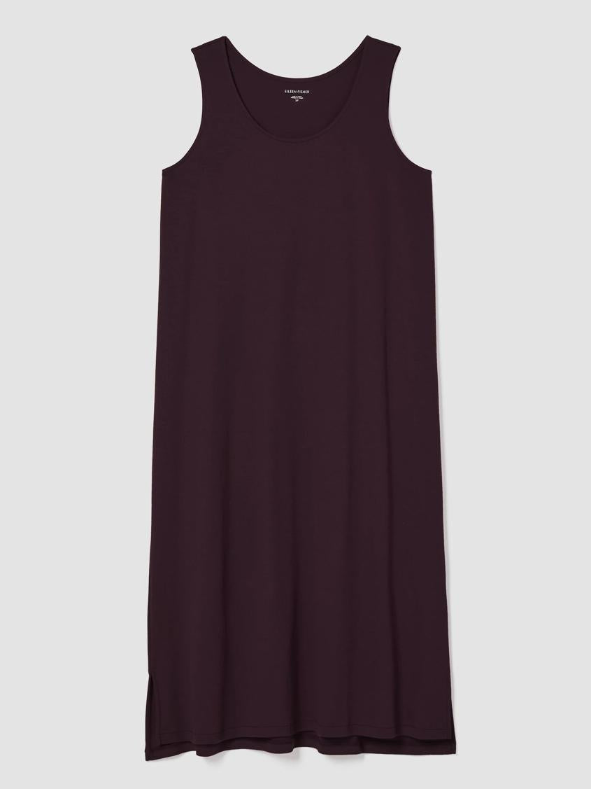 Eileen Fisher Sleepwear | Organic Cotton Interlock Tank Sleep Dress Cassis - Women