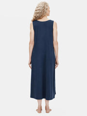 Eileen Fisher Sleepwear | Organic Cotton Interlock Tank Sleep Dress Indigo - Women