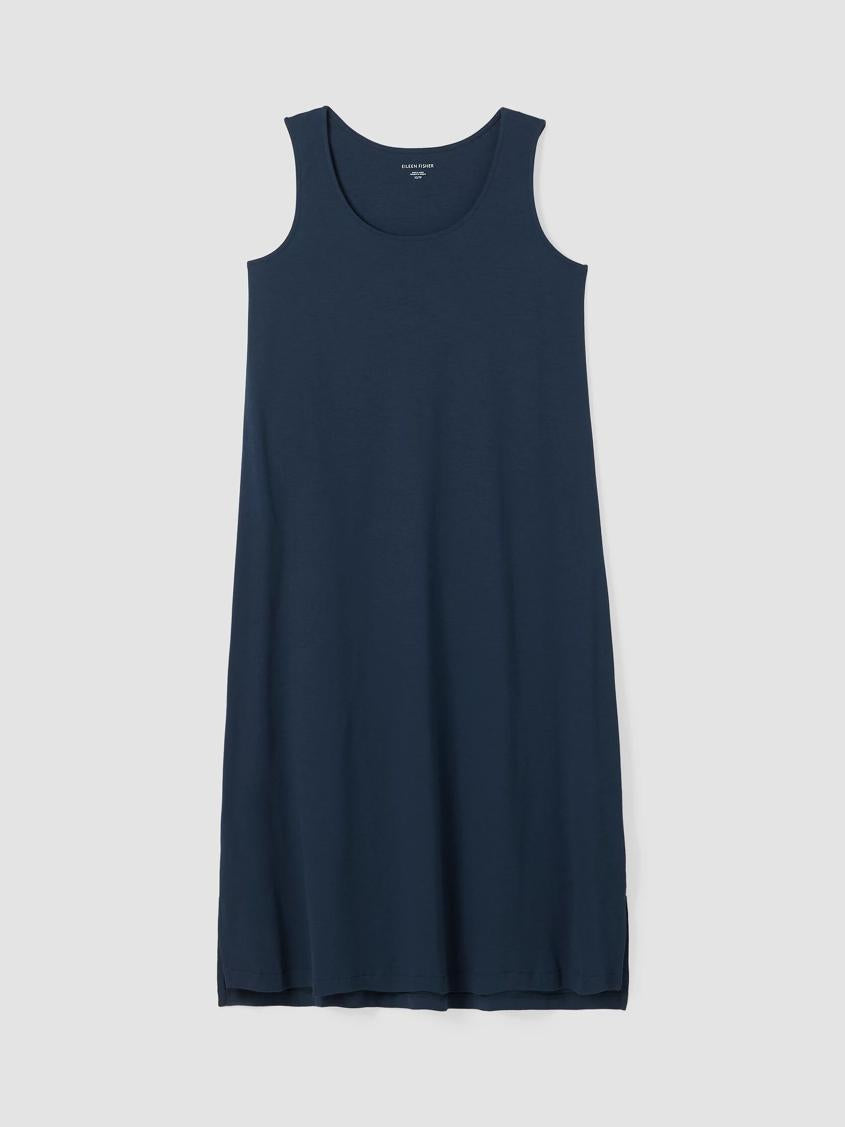 Eileen Fisher Sleepwear | Organic Cotton Interlock Tank Sleep Dress Indigo - Women