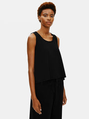 Eileen Fisher Sleepwear | Organic Cotton Interlock U-Neck Sleep Tank Black - Women