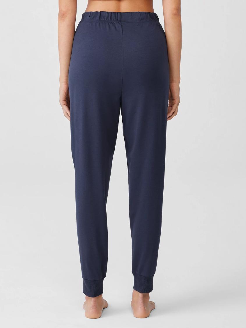 Eileen Fisher Sleepwear | Organic Cotton Interlock Jogger Sleep Pant Indigo - Women