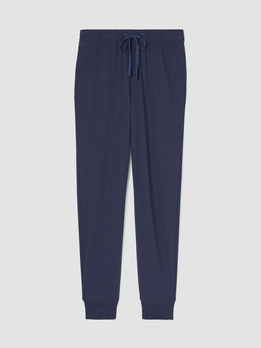 Eileen Fisher Sleepwear | Organic Cotton Interlock Jogger Sleep Pant Indigo - Women