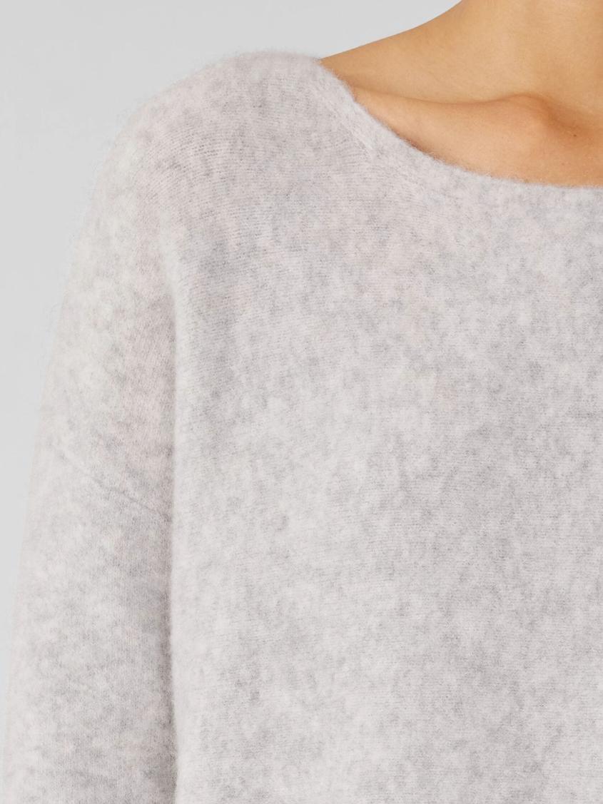 Eileen Fisher Sweaters &amp; Cardigans | Cashmere Silk Bliss Boatneck Top Pearl - Women