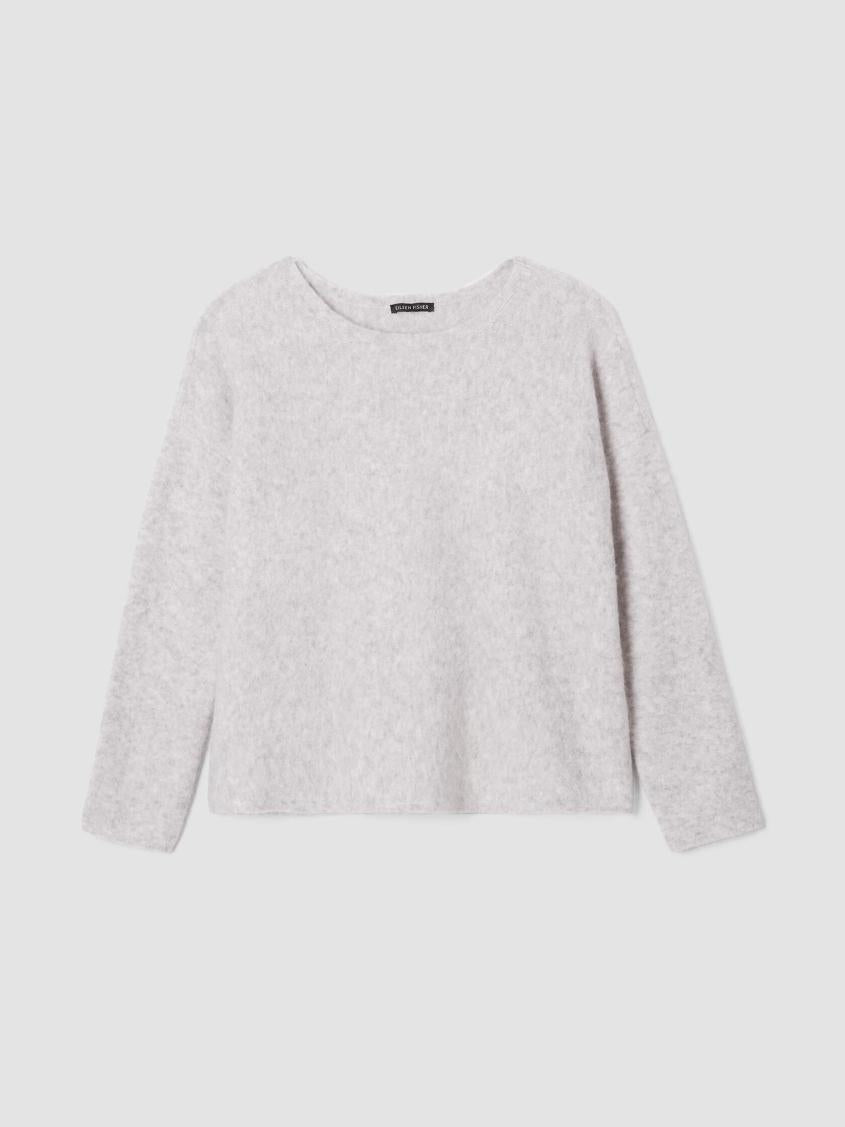Eileen Fisher Sweaters &amp; Cardigans | Cashmere Silk Bliss Boatneck Top Pearl - Women