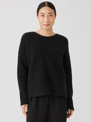 Eileen Fisher Sweaters &amp; Cardigans | Cashmere Silk Bliss Crew Neck Top Black - Women