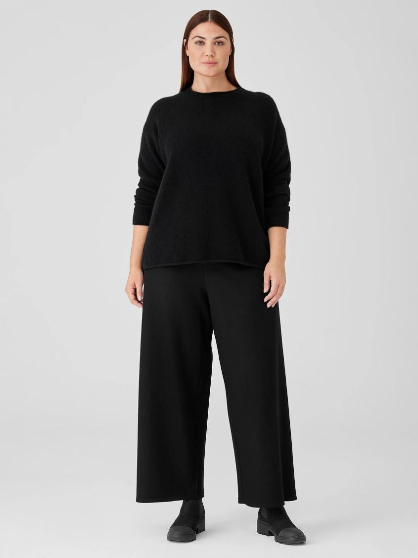 Eileen Fisher Sweaters &amp; Cardigans | Cashmere Silk Bliss Crew Neck Top Black - Women