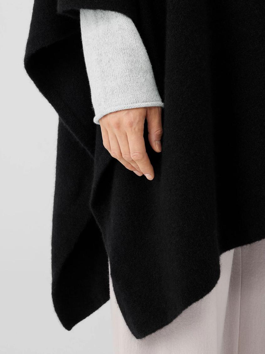 Eileen Fisher Sweaters &amp; Cardigans | Cashmere Silk Bliss Serape Black - Women