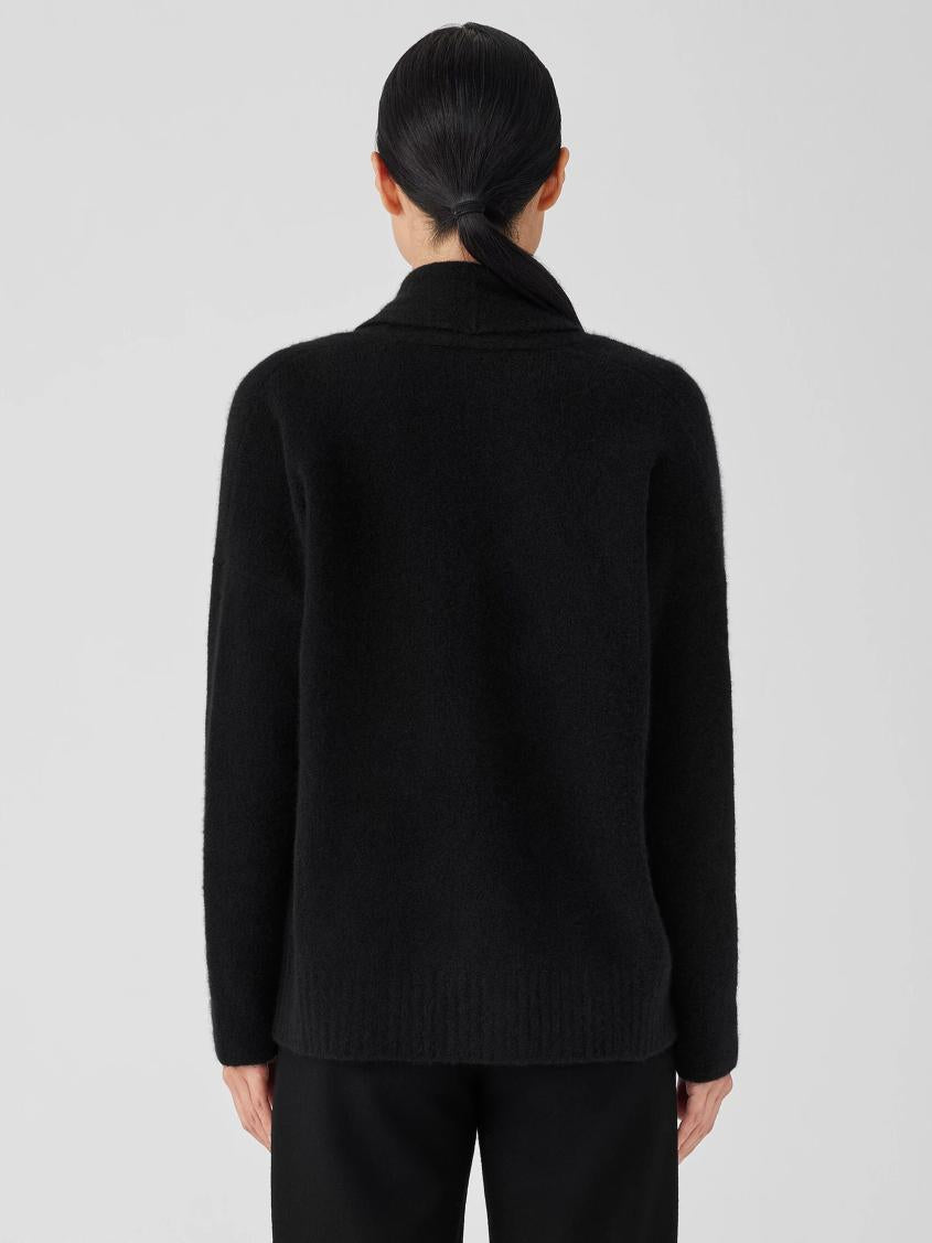 Eileen Fisher Sweaters &amp; Cardigans | Cashmere Silk Bliss Shawl Collar Cardigan Black - Women