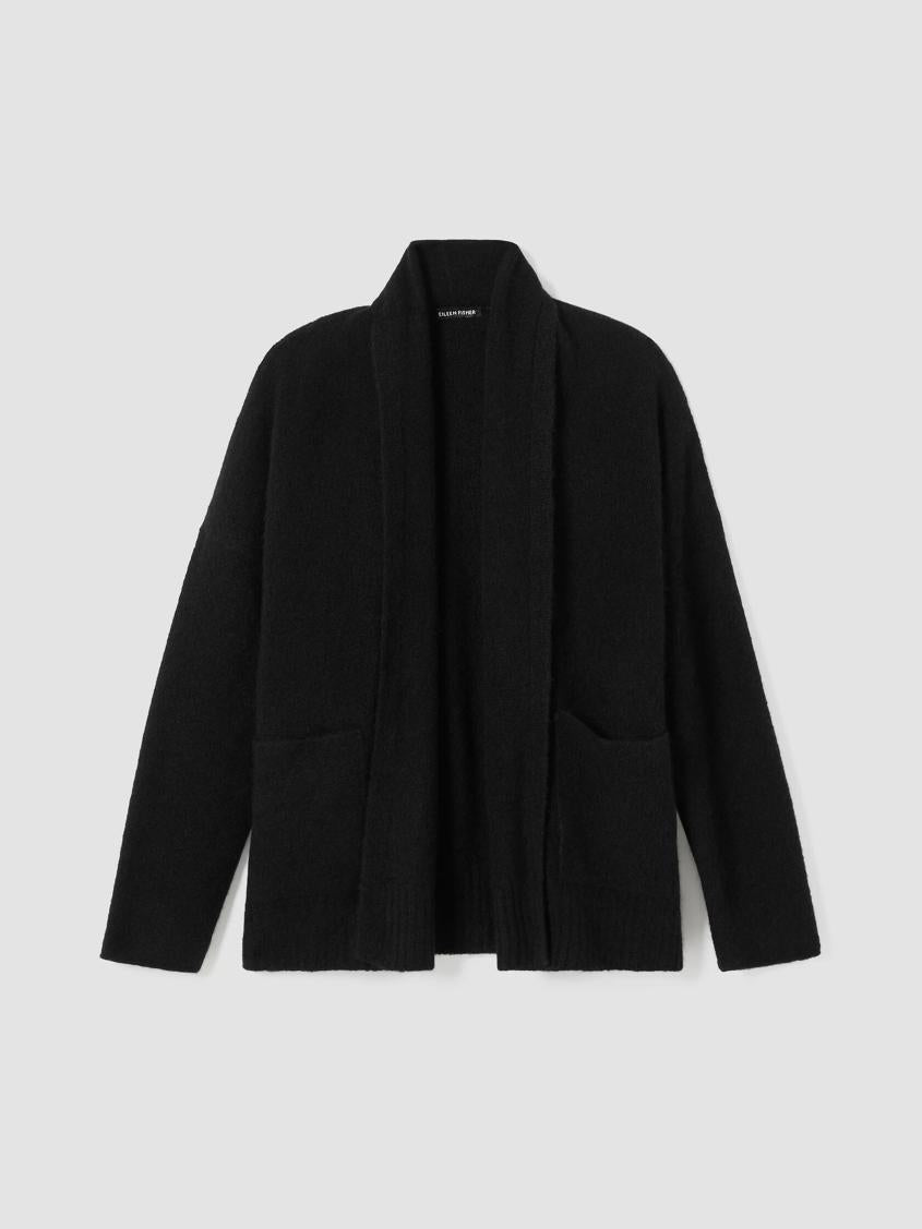 Eileen Fisher Sweaters &amp; Cardigans | Cashmere Silk Bliss Shawl Collar Cardigan Black - Women