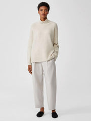 Eileen Fisher Sweaters &amp; Cardigans | Cashmere Silk Bliss Turtleneck Box-Top Maple Oat - Women