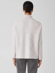 Eileen Fisher Sweaters &amp; Cardigans | Cashmere Silk Bliss Turtleneck Box-Top Pearl - Women