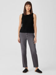 Eileen Fisher Sweaters &amp; Cardigans | Cotton Fluff Crew Neck Top Black - Women