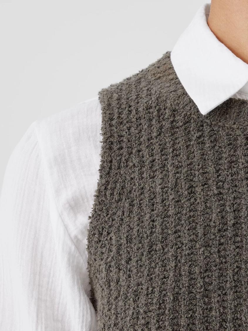 Eileen Fisher Sweaters &amp; Cardigans | Cotton Fluff Crew Neck Top Grove - Women