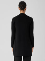 Eileen Fisher Sweaters &amp; Cardigans | Fine Merino Cardigan In Regenerative Wool Black - Women