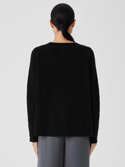 Eileen Fisher Sweaters &amp; Cardigans | Organic Cotton Chenille Crew Neck Top Black - Women