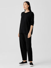 Eileen Fisher Sweaters &amp; Cardigans | Peruvian Cotton Blend Crew Neck Top Black - Women