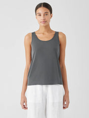 Eileen Fisher Sweaters &amp; Cardigans | Stretch Silk Jersey Scoop Neck Tank Black - Women