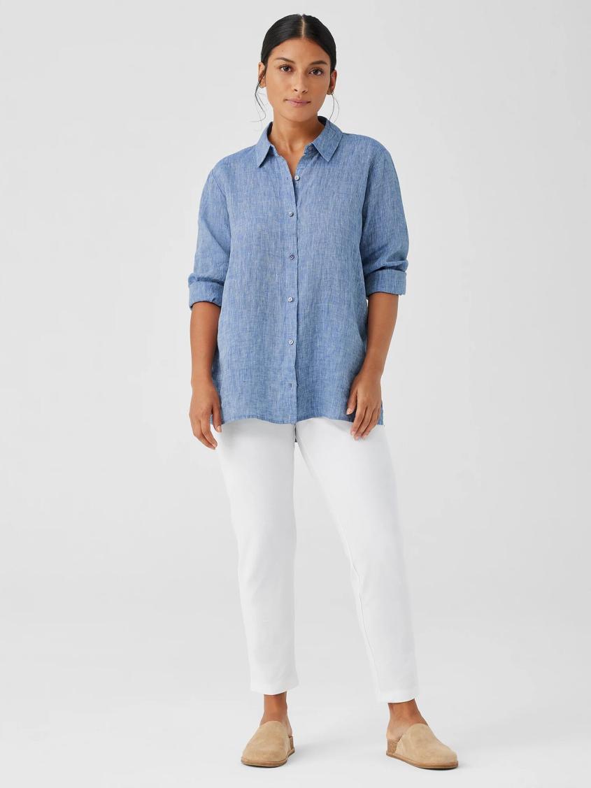 Eileen Fisher Sweaters &amp; Cardigans | Washable Stretch Crepe Pant White - Women