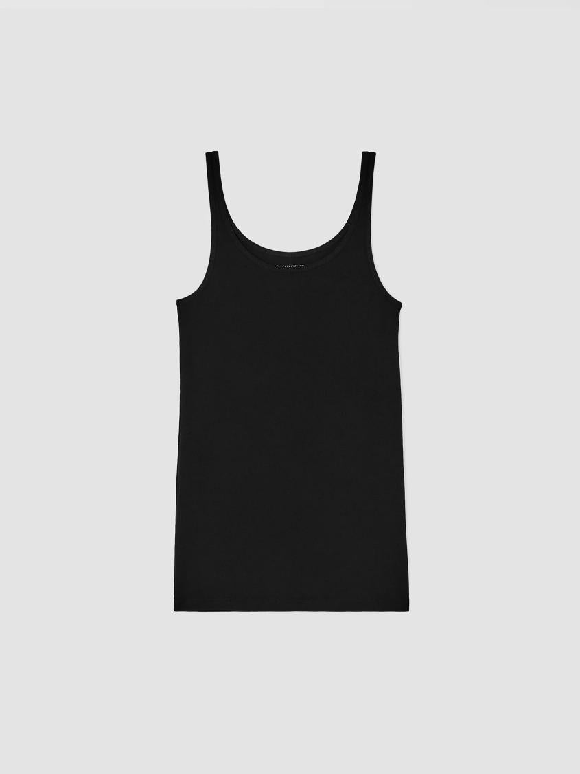 Eileen Fisher Tanks &amp; Camis | Organic Cotton Baby Rib Tank Black - Women