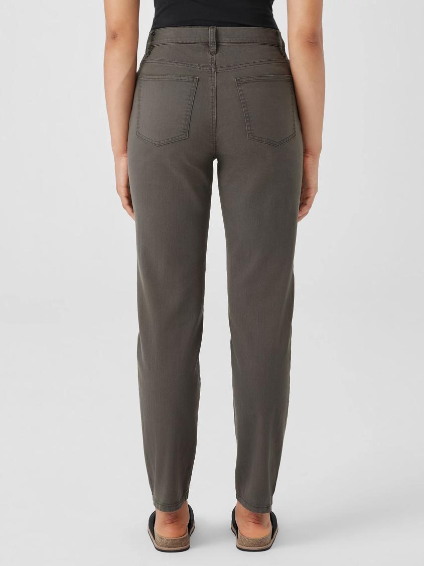 Eileen Fisher Tanks &amp; Camis | Organic Cotton Denim Slim Jean White - Women