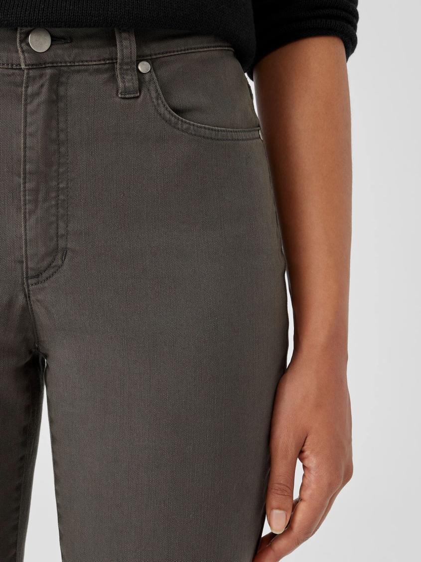 Eileen Fisher Tanks &amp; Camis | Organic Cotton Denim Slim Jean White - Women