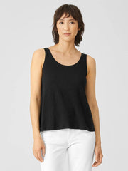 Eileen Fisher Tanks &amp; Camis | Organic Linen Jersey Tank Black - Women