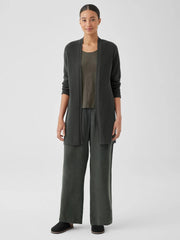 Eileen Fisher Tanks &amp; Camis | Peruvian Organic Cotton Crepe Cardigan Ocean - Women