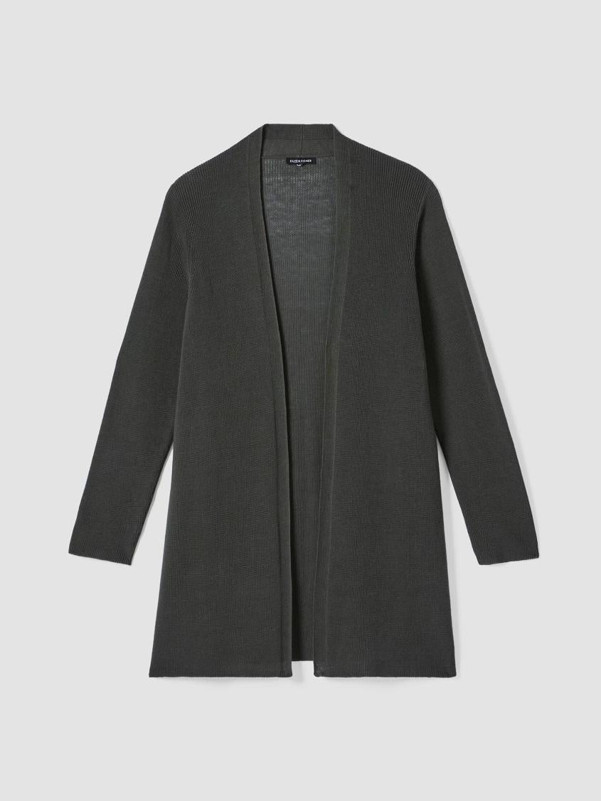 Eileen Fisher Tanks &amp; Camis | Peruvian Organic Cotton Crepe Cardigan Ocean - Women