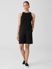 Eileen Fisher Tanks &amp; Camis | Pima Cotton Stretch Jersey Round Neck Tank Black - Women