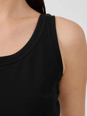 Eileen Fisher Tanks &amp; Camis | Pima Cotton Stretch Jersey Scoop Neck Tank Black - Women