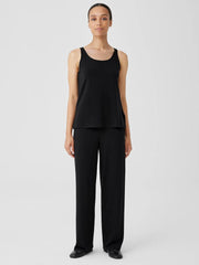 Eileen Fisher Tanks &amp; Camis | Stretch Jersey Knit Scoop Neck Tank Black - Women
