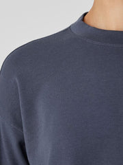 Eileen Fisher Tops &amp; Tees | Cozy Brushed Terry Hug Crew Neck Top Ocean - Women