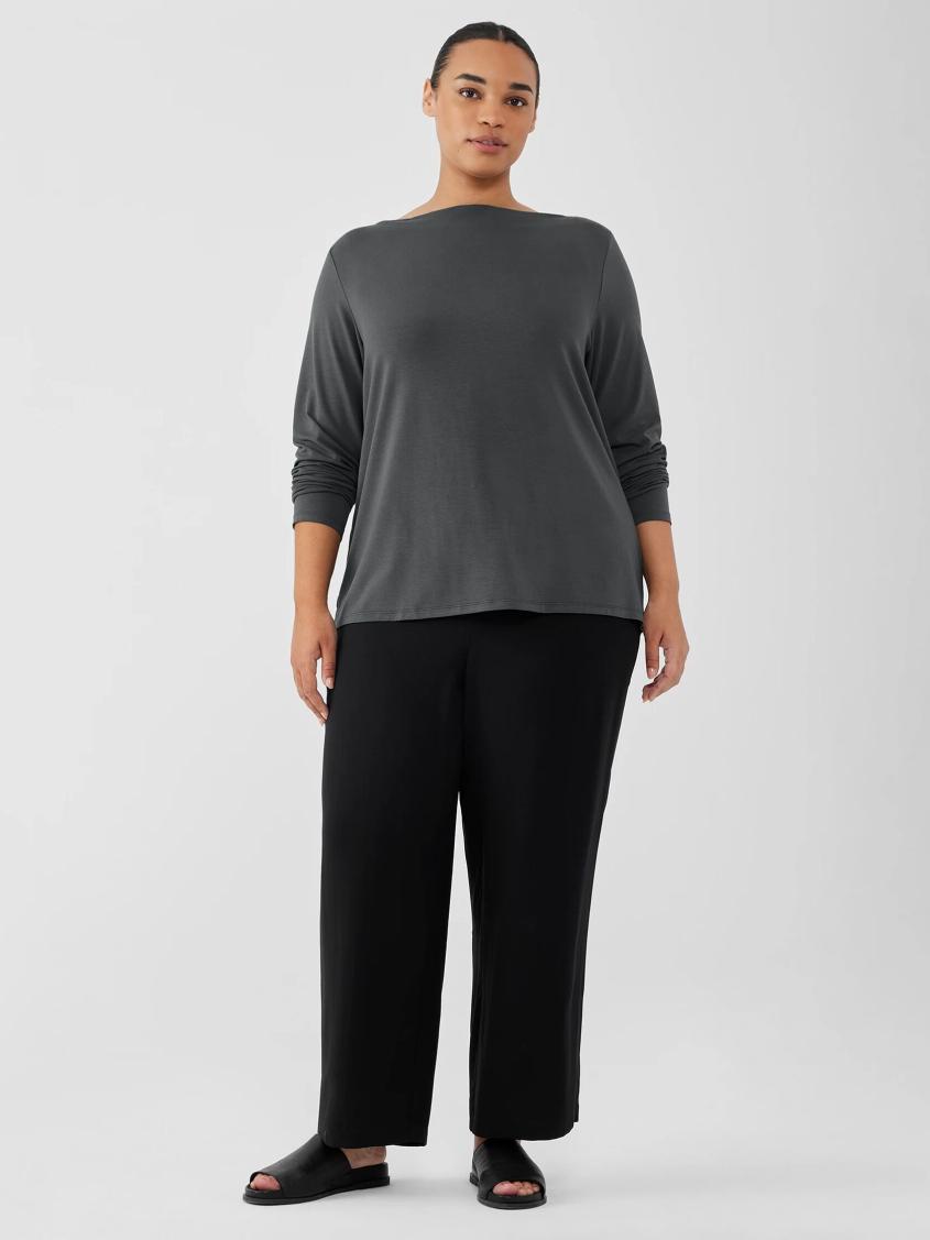 Eileen Fisher Tops &amp; Tees | Fine Jersey Cowl Neck Top Grove - Women