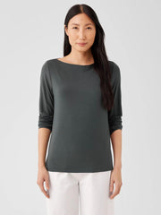 Eileen Fisher Tops &amp; Tees | Fine Jersey Cowl Neck Top Grove - Women