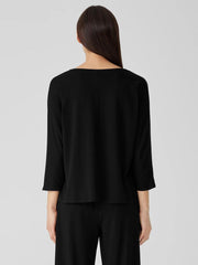 Eileen Fisher Tops &amp; Tees | Fine Jersey Dolman-Sleeve Top Black - Women