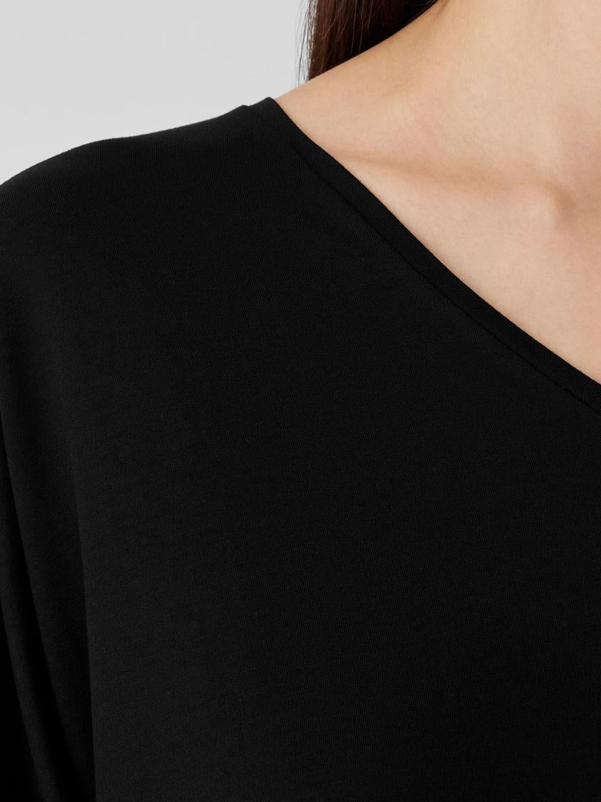 Eileen Fisher Tops &amp; Tees | Fine Jersey Dolman-Sleeve Top Black - Women