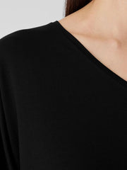Eileen Fisher Tops &amp; Tees | Fine Jersey Dolman-Sleeve Top Black - Women