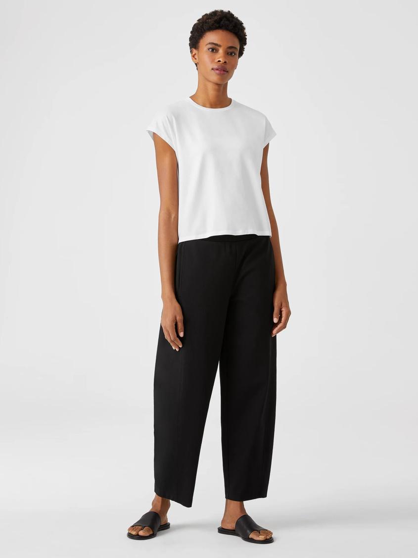 Eileen Fisher Tops &amp; Tees | Fine Jersey Square Top White - Women