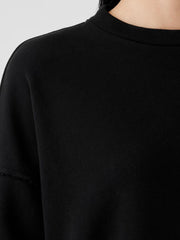 Eileen Fisher Tops &amp; Tees | Organic Cotton French Terry Box-Top Black - Women