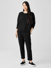 Eileen Fisher Tops &amp; Tees | Pima Cotton Stretch Jersey Box-Top Black - Women