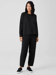 Eileen Fisher Tops &amp; Tees | Traceable Cotton Jersey Crew Neck Top Black - Women