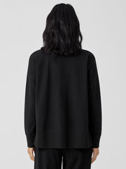 Eileen Fisher Tops &amp; Tees | Traceable Cotton Jersey Crew Neck Top Black - Women